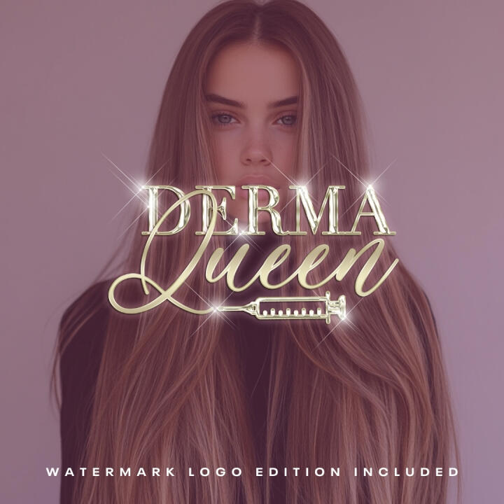 GLOSSY NEEDLE PINK | PREMADE LOGO | YOUR NAME ADDED | FREE WATERMARK | READY IN 3 DAYS - 3