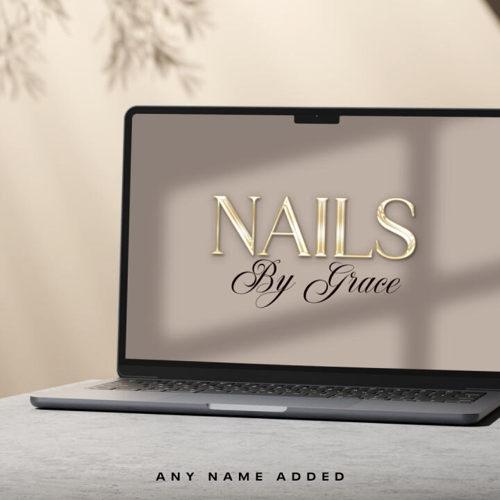 LUXURY MINIMALIST | PREMADE LOGO | YOUR NAME ADDED | FREE WATERMARK | READY IN 3 DAYS - 2
