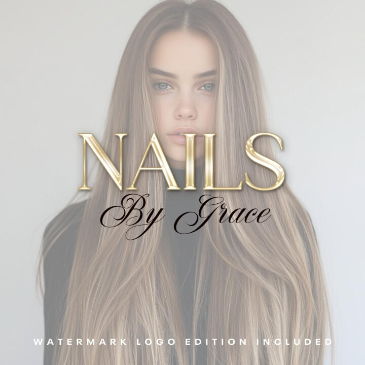 LUXURY MINIMALIST | PREMADE LOGO | YOUR NAME ADDED | FREE WATERMARK | READY IN 3 DAYS - 3