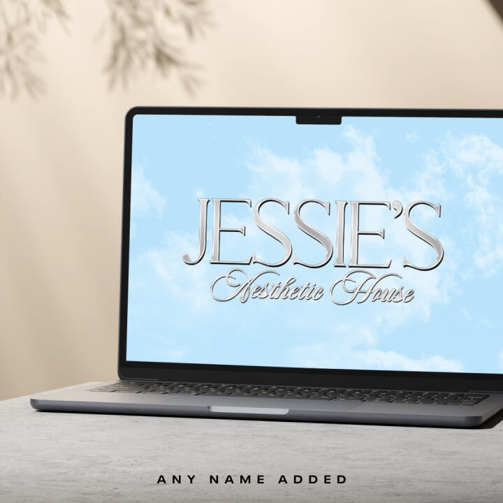 SILVER POWDER BLUE | PREMADE LOGO | YOUR NAME ADDED | FREE WATERMARK | READY IN 3 DAYS - 2