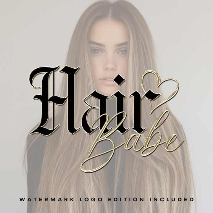 GOTHIC BEIGE CLOUD LOGO | PREMADE LOGO | YOUR NAME ADDED | FREE WATERMARK | READY IN 3 DAYS Thumbnail 1