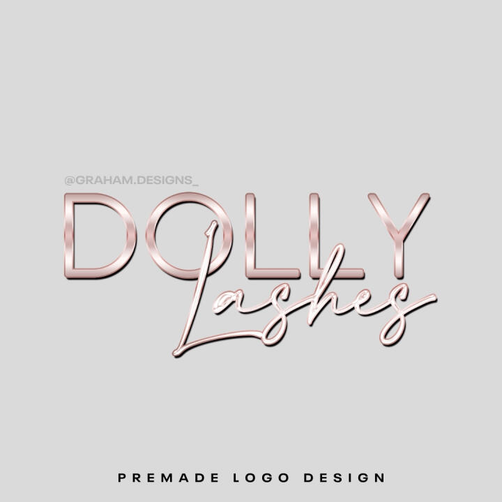 ROSE GOLD & MARL | PREMADE LOGO | YOUR NAME ADDED | FREE WATERMARK | READY IN 3 DAYS - 1