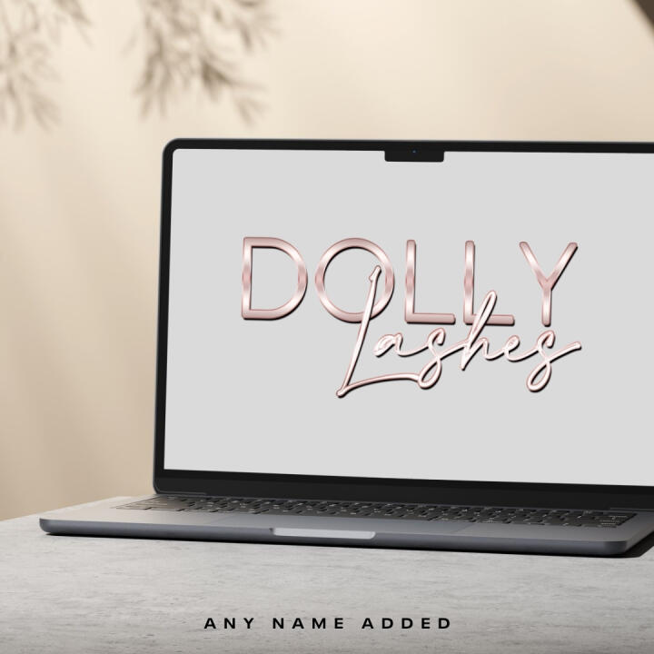 ROSE GOLD & MARL | PREMADE LOGO | YOUR NAME ADDED | FREE WATERMARK | READY IN 3 DAYS - 2