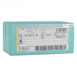 TSK Control Hub Needle 30G x 13mm (1/2") PRC-30013I- 1 BOX OF 100 - 1