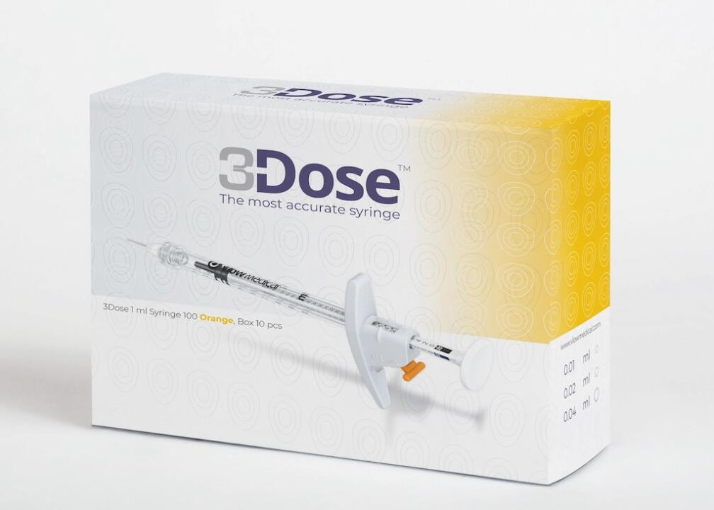 3Dose Syringe Orange 1ml (10 pcs) - 1