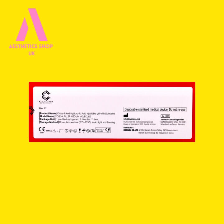 Colena Deep Dermal Filler Medium Molecule (1x1ml) Thumbnail 1