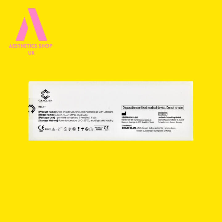 Colena Fine Dermal Filler Small Molecule (1x1ml) Thumbnail 1