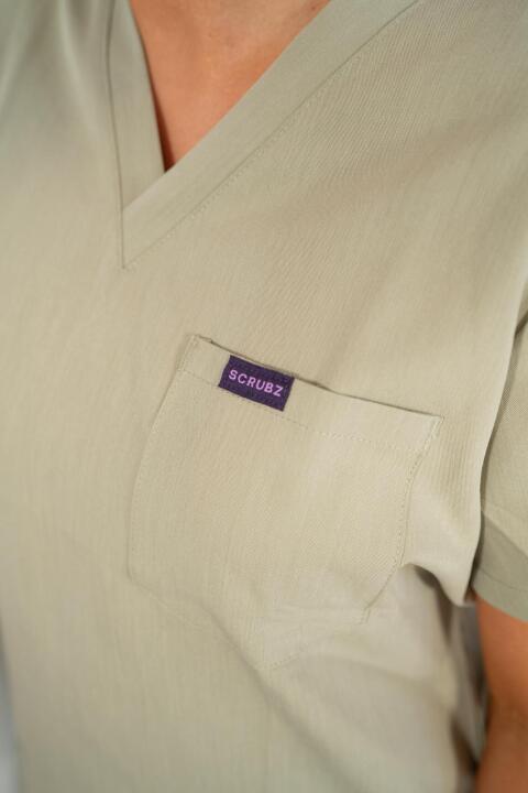 "SCRUBZ" the uks premium scrub brand.. Taupe Sage size XX-Large 18 Thumbnail 1