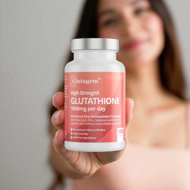 GLUTAGEM® GLUTATHIONE SUPPLEMENT 1000mg MADE IN THE UK – High Strength Skin Antioxidant & Brightening Supplement  –  x 10 Tubs Reseller Price - 5