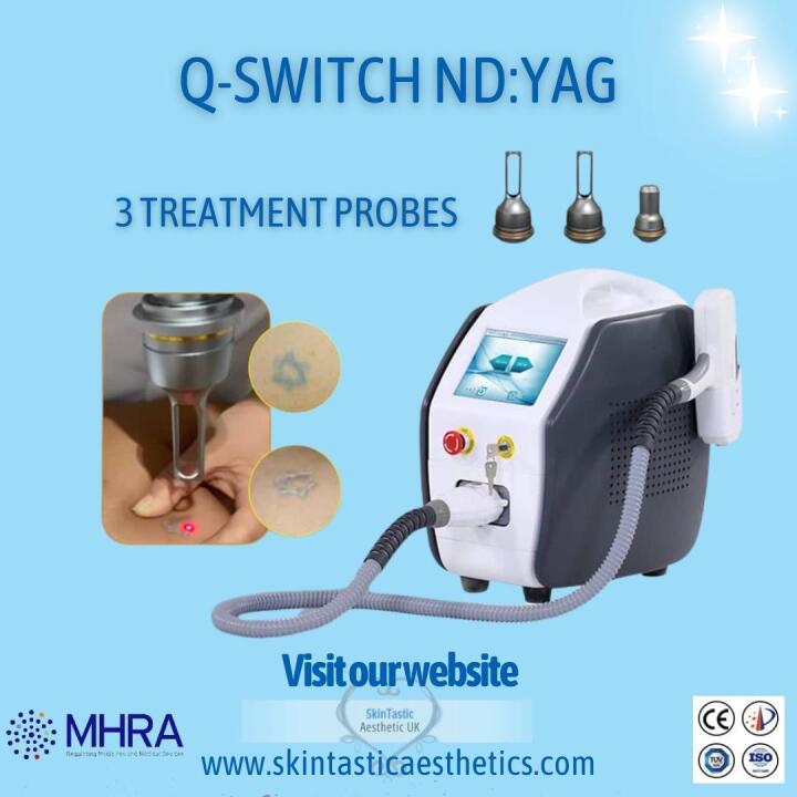 ND YAG Q-Switch Laser Machine – Tattoo Removal, Carbon Peel, Pigmentation & Fungal Nail (MHRA Registered + Level 5 Tattoo Removal Ofqual Training Included) - 1