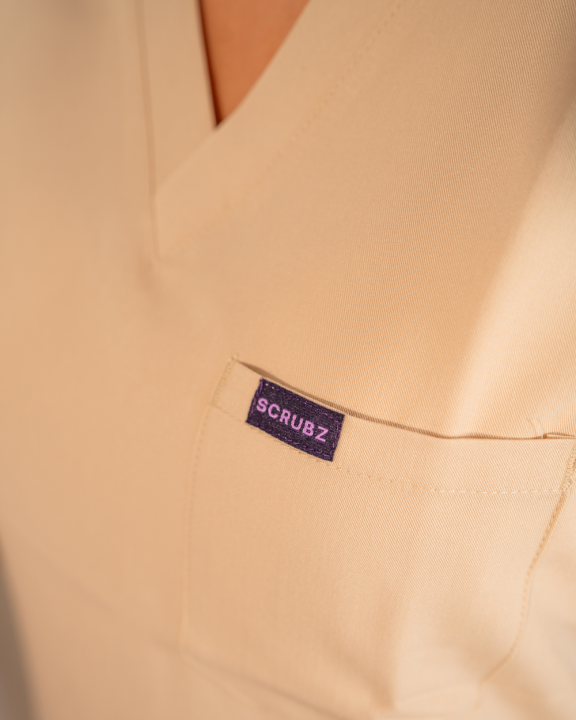 (SCRUBZ) a fresh new look into work wear NUDE BOTTOM SIZE 14-16 - 2