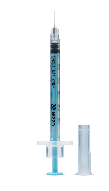 Nipro Precision Speywood Syringe With Needle 0.3ml (Pack of 4) - 1