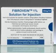 Fibrovein 1% SOLUTION FOR INJECTION (5X2ML)