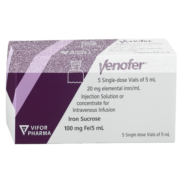 Venofer (Iron Sucrose) 100mg/5mL (box of 5)