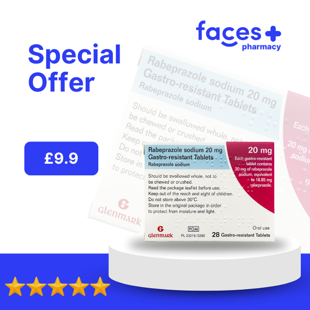 Rabeprazole 20mg x 28 Tabs