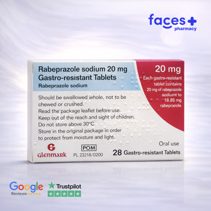 Rabeprazole 20mg (28 tablets)