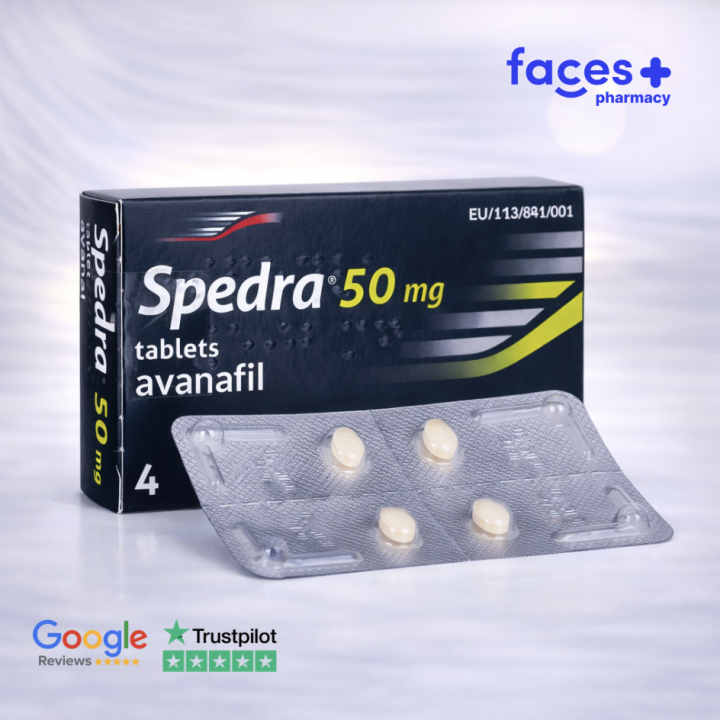 Spedra (Avanafil) 50mg (4 tablets)
