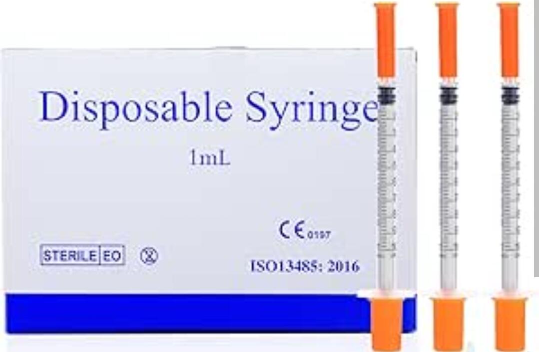 Disposable Insulin Syringes 100 30g 8mm