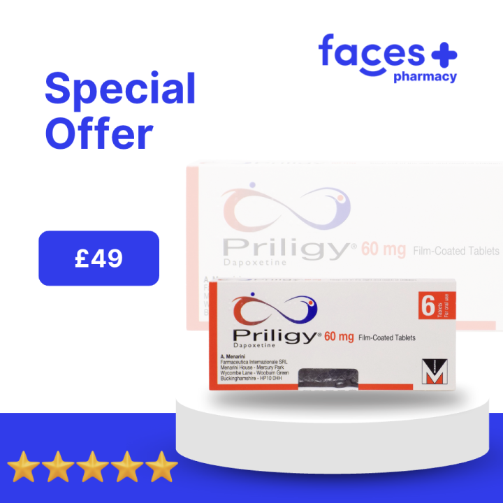 Priligy 60mg x 6 Tabs