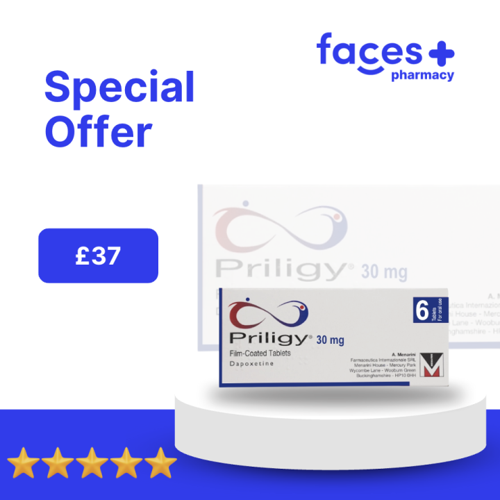 Priligy 30 mg x 6 Tabs