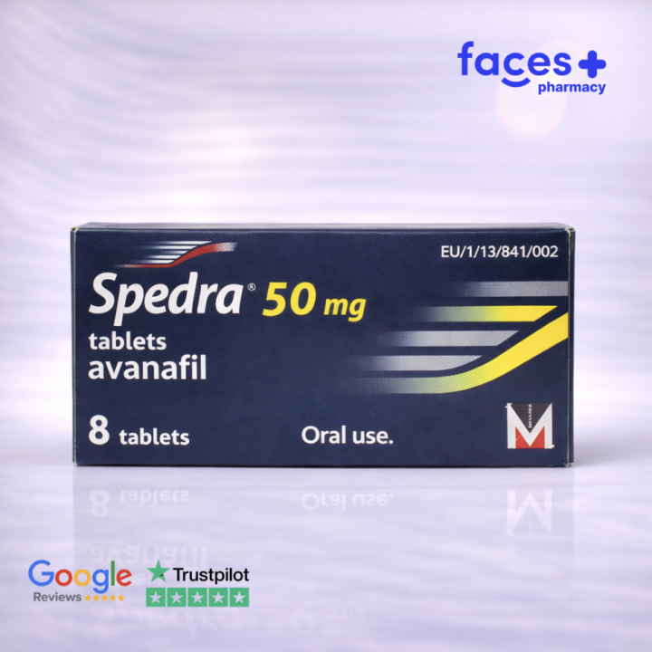 Spedra (Avanafil) 50mg (8 tablets)