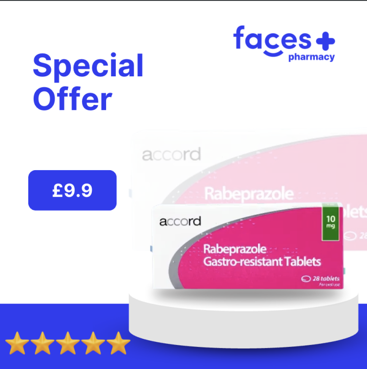 Rabeprazole 10mg x 28 tabs