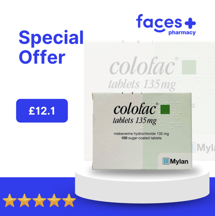 Colofac (Mebeverine) 135mg (100 tablets)