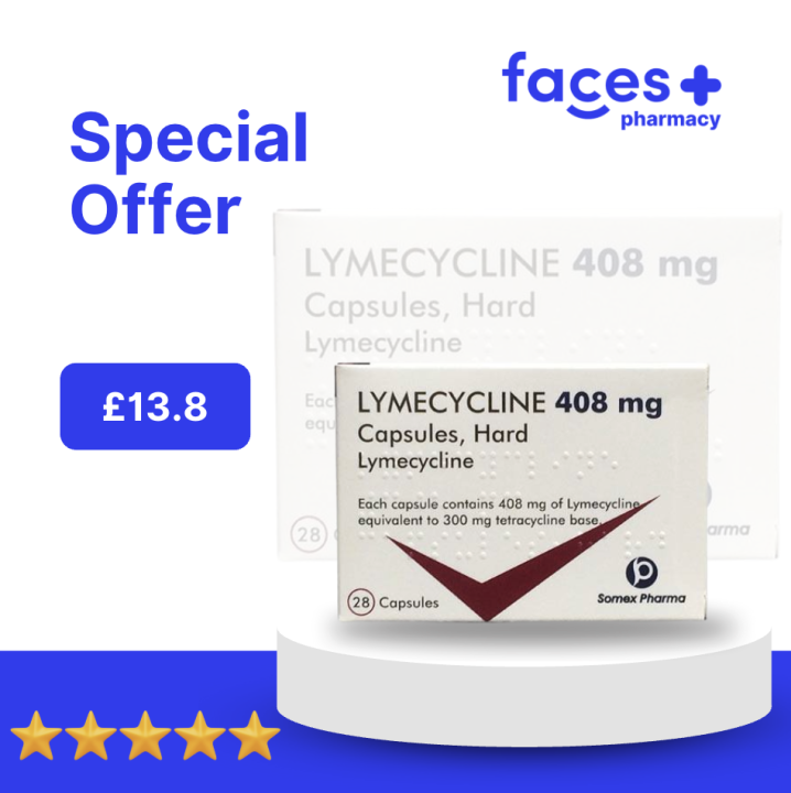 Lymecycline 408mg (28 capsules)