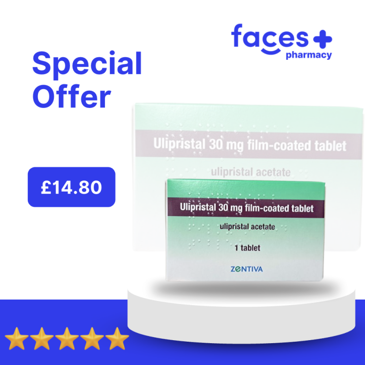Ulipristal 30mg x 1 tab