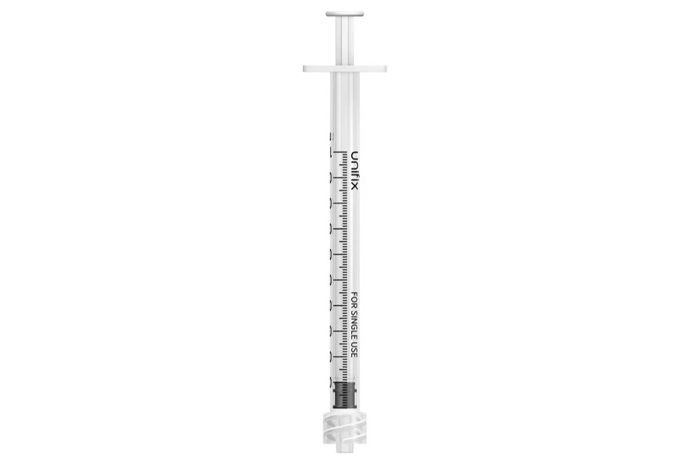Unifix 1ml Luer Lock Individually Blister Packe d Syringe (10)