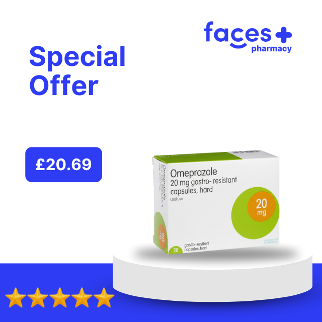 Omeprazole 20mg Capsules - 1