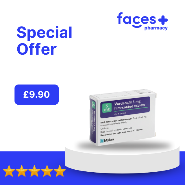 Vardenafil 5mg (4 tablets) - 1