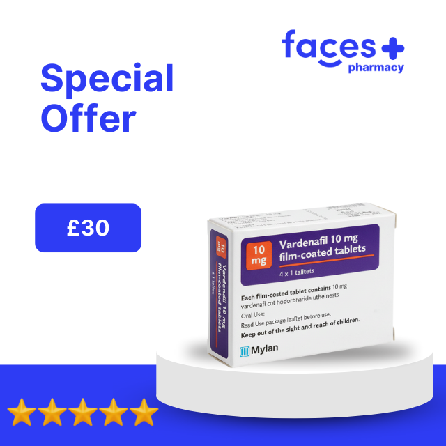 Vardenafil 10mg (4 tablets) - 1
