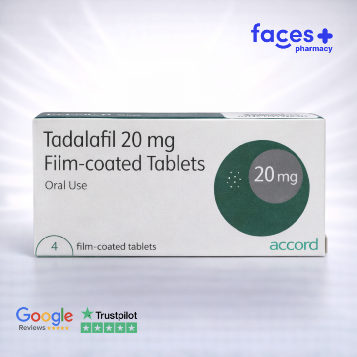 Tadalafil 20mg (4 tablets)