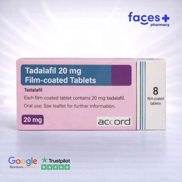 Tadalafil 20mg (8 tablets)