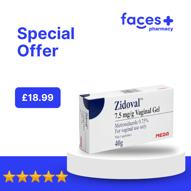 Zidoval (metronidazole) Vaginal Gel 40g - 1