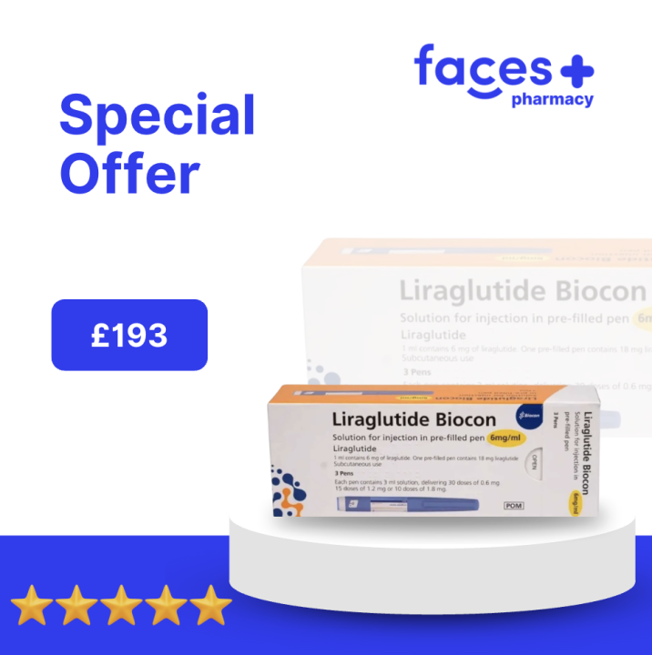 Biolide (Liraglutide) 6mg/mlPack of 3 x 3ml pens