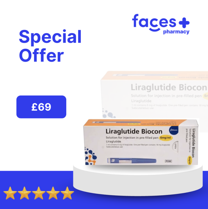 Biolide (Liraglutide) 6mg/mlPack of 1 x 3ml pen