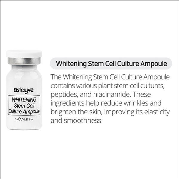 Stayve Whitening Stem Cell Culture Ampoule (8mlx10) - 3