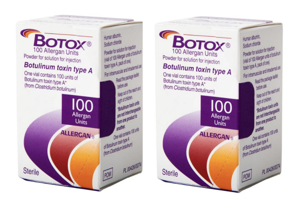 Botox 100 units Allergan DUAL vials (2x100iu)