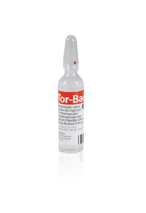 Tor-Bac 1x5ml Ampoules Bacteriostatic Torbac (Single Ampoule)