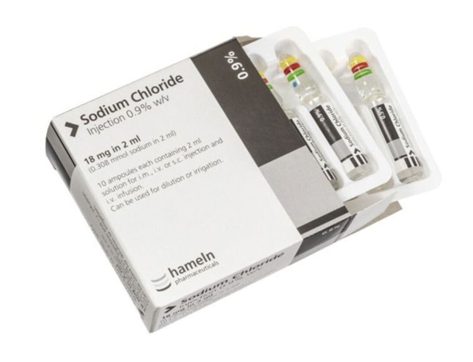 Sodium Chloride 0.9% 2ml Ampoule x10