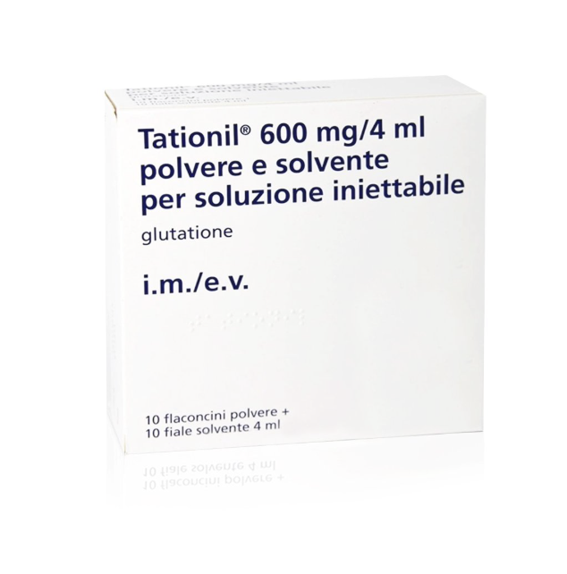 Glutathione 600mg/4ml (Powder + Solvent) x 10 vials (Tationil)