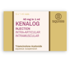 KENALOG Injection 40mg/1mL IM Injection 1ml x 1 vial (Single)