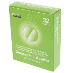 Aspirin 300mg dispersible tablets (32)