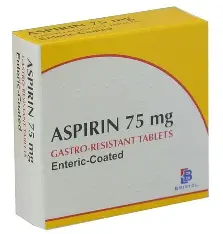 Aspirin 75mg EC tablets (28)
