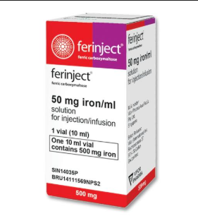 Ferinject Iron 50mg/ml Solution for Injection/Infusion (5 vials) Image