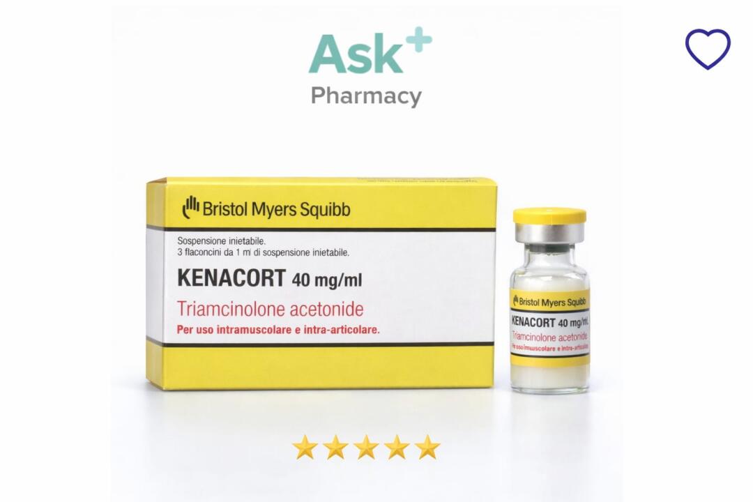 3 x 1 kenalog (kencort - Triamcinolone acetonide - 40mg/ml) Suspension for injection ***UNLICENCED MEDICINE***