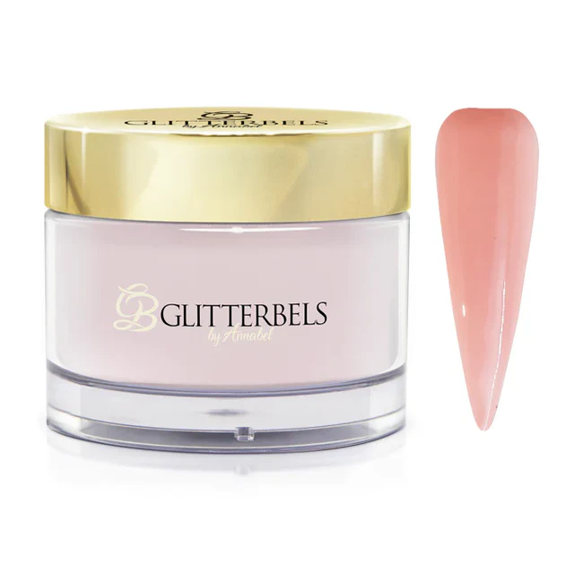 Salmon Pink Glitterbels Coloured Acrylic Image