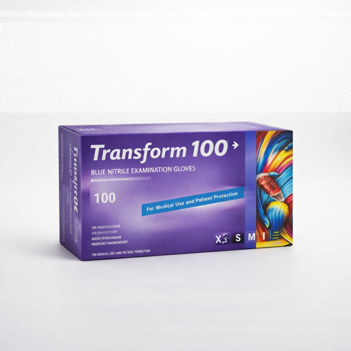 Blue Nitrile Gloves Powder Free (Small)